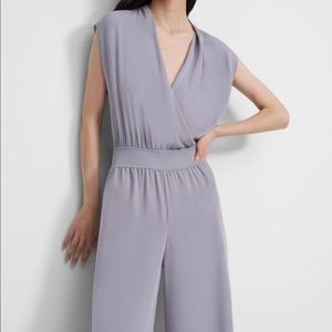 NWT Theory Lilac Silk Jumpsuit